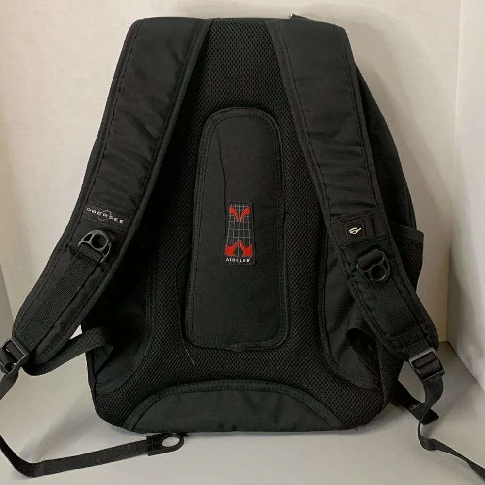 Obersee Bern Diaper Bag Backpack Black